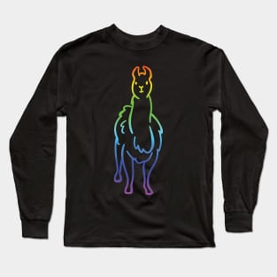 Funny giraffe colorful tshirt Long Sleeve T-Shirt